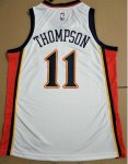 11 Thompson Golden State Warriors Vintage Maillot Blanc